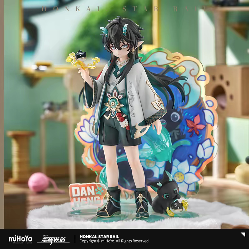 In-Stock Genuine Mihoyo/Honkai: Star Rail】Little Dot Cat Series Danheng·Yin Yue Figure