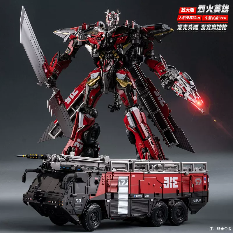 Transforming Toy Boy's Optimus Prime Bumblebee Alloy Super Large Action Figure Authentic Robot Model