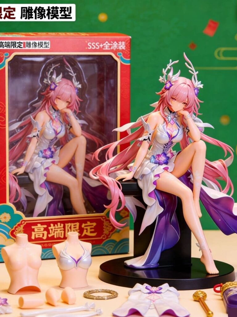 Honkai: Star Rail Figure, Anime-Style Beautiful Girl, Domestic Female Figure, Case Decoration, Blind Box