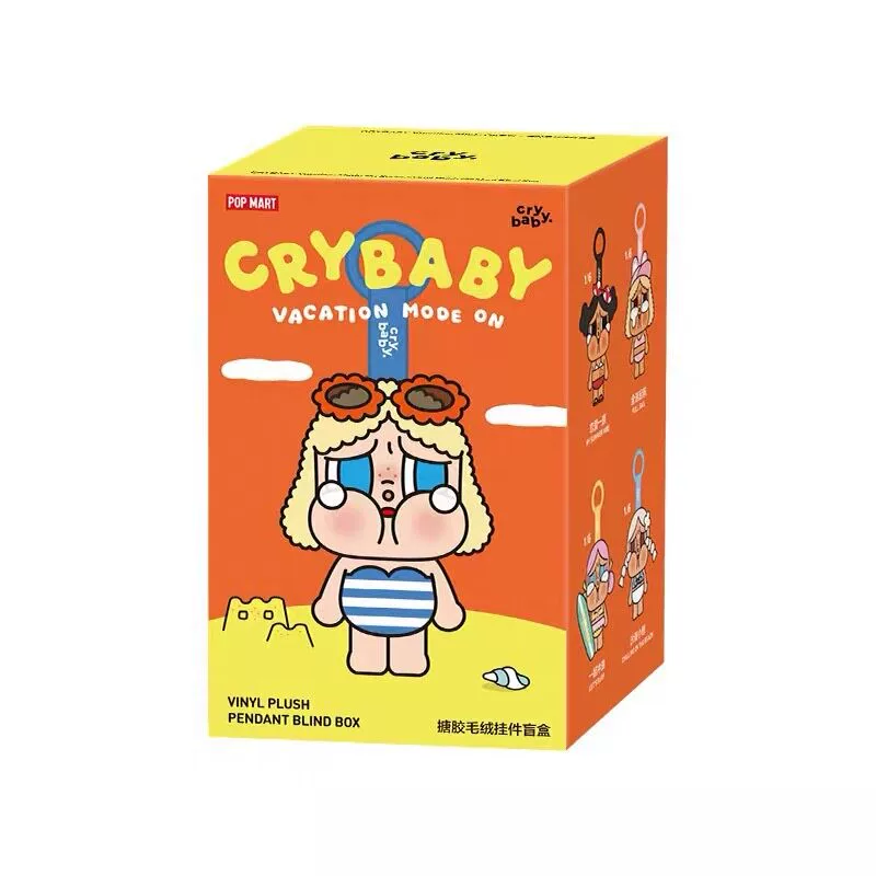 Popmart Crybaby Vacation Mode on Crying Baby Holiday Plush Pendant Blind Box