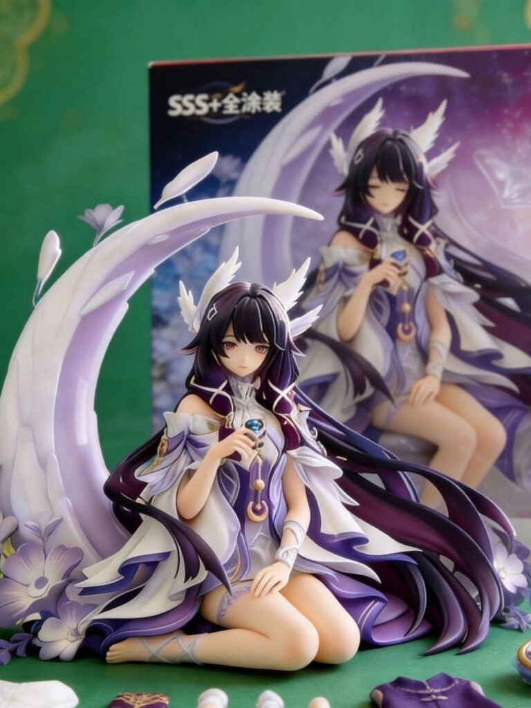 Genshin Impact Figure Kneeling Columbia Model Figurine Two-Dimensional Domestic Female Figure Blind Box