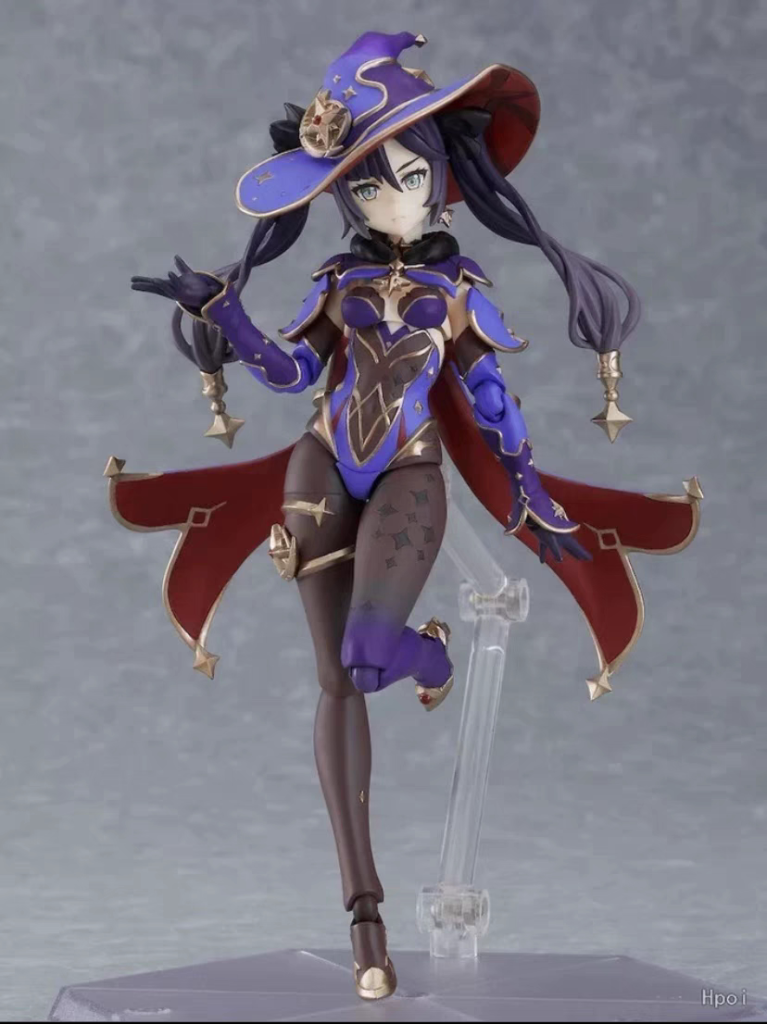 Figma Genshin Impact Mona Action Figure Model, Genuine, Brand New, Unopened, in Stock, 1/12 Scale