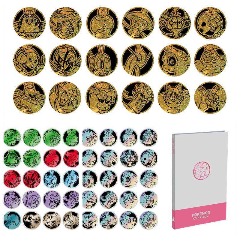 Pokémon Trading Card Game Ptcg Simplified Chinese 16.0 Brilliant Fantasy Coin Set Collectible Merchandise