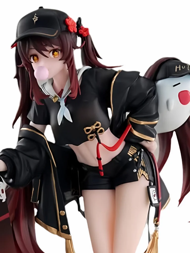In-Stock Genshin Impact Hu Tao and Hu Tao's Sister Hu Tao Figurines, Two-Dimensional Anime Girl Figures, Collectible Model Ornaments, Display Models