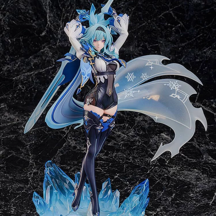 [in Stock] Gsc Liangxiao Studio Genshin Impact Wave Rider Game Illustration Pose Eula Chinese Comic Collection Figure