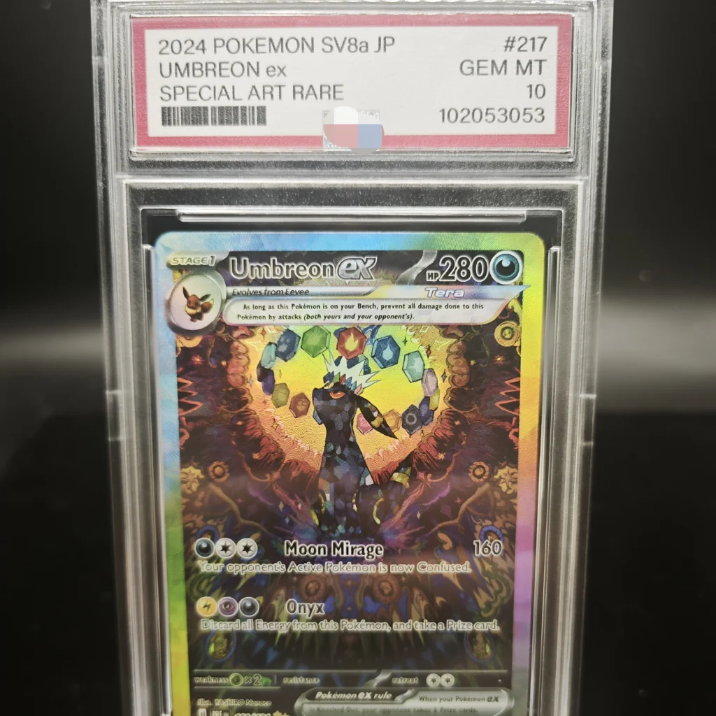 DIY Pokémon Ptcg English Version Moon Eevee Tcg Rating Card Collection Card Meal Replacement Card Gift