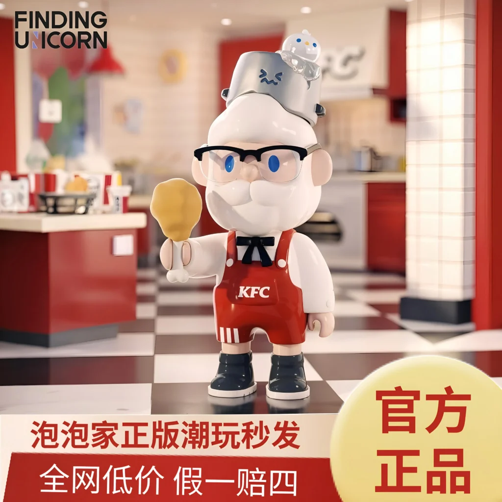 Authentic Farmer Bob&Rico K Secret Recipe Series Trendy Toy Kfc Looking for Unicorn Limited Edition Figure