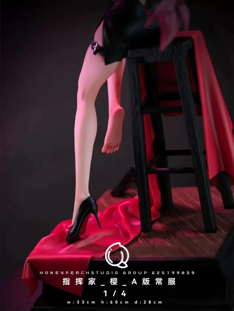 In Stock Peach Society Sakura Girl Yae Kamiko Genshin Impact Limited Edition Gk Model Figurine Statue