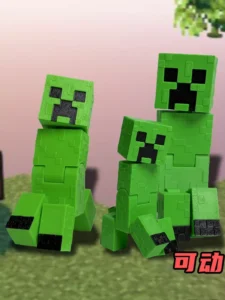 Mc Creeper Minecraft Action Figure Fidget Toy Annoying Villager Peripheral Toy 3D Children's Gift