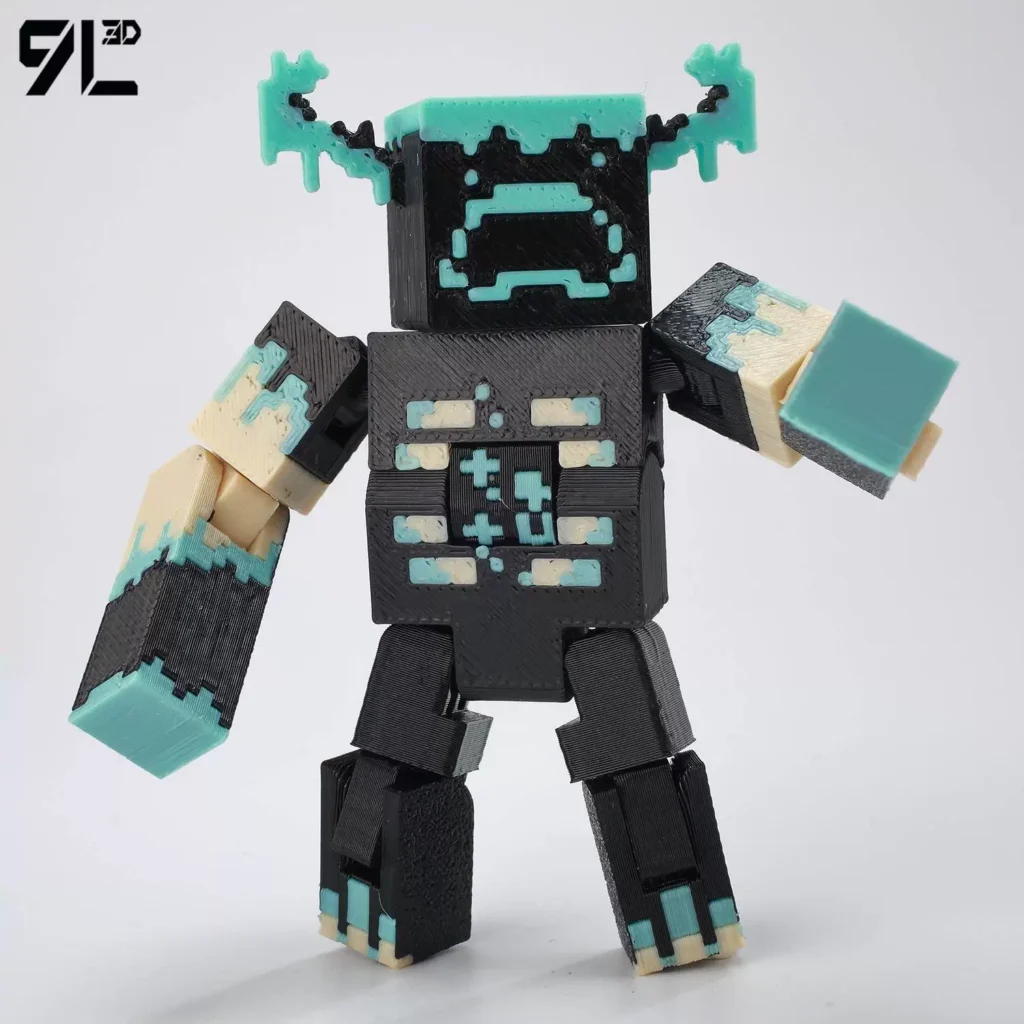 3D Minecraft Mc Game Merchandise: Resistant Character Interactive Model Toy for Children and Parent-Child Interaction, Role-Playing Figure