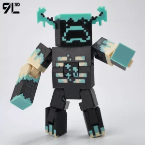 3D Minecraft Mc Game Merchandise: Resistant Character Interactive Model Toy for Children and Parent-Child Interaction, Role-Playing Figure