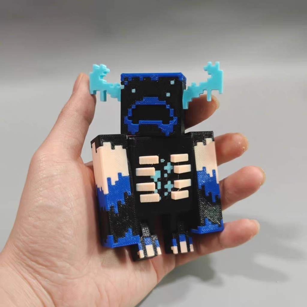 Mc Minecraft Pixel Style Game Peripheral Figure Model Ornament Gift 3D Printed Action Figure