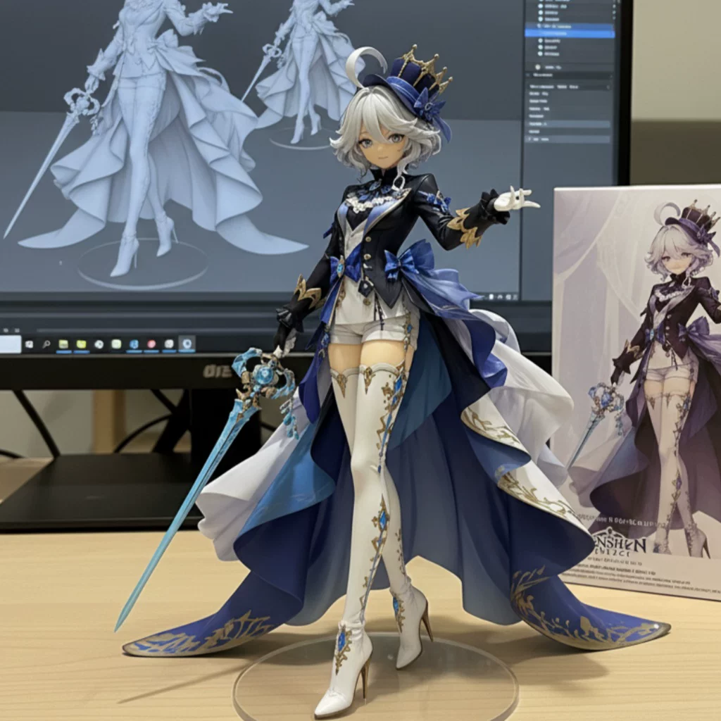 Special Offer Blind Box Gift! Genshin Impact Furina [Chance of Getting a Super Large Version] Genshin Impact Honkai: Star Rail Hatsune Figure