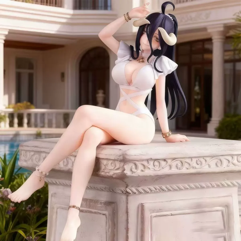 Instant Noodle King Yarbeed Sitting in Swimsuit Two-Dimensional Anime Figure Desktop Case Model Ornament