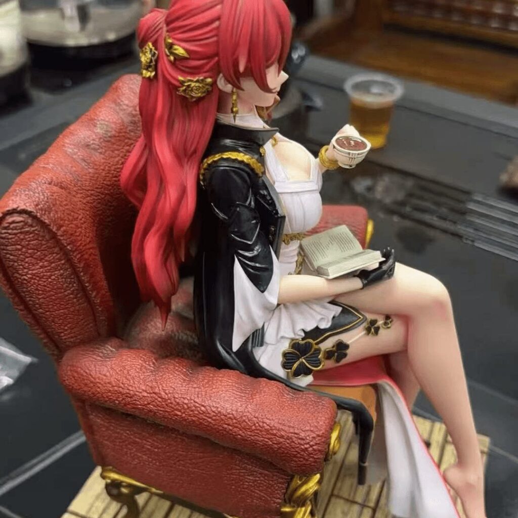 Honkai: Star Rail Sitting Posture Yy Himeko Figure Model Gk Desktop Case Decoration