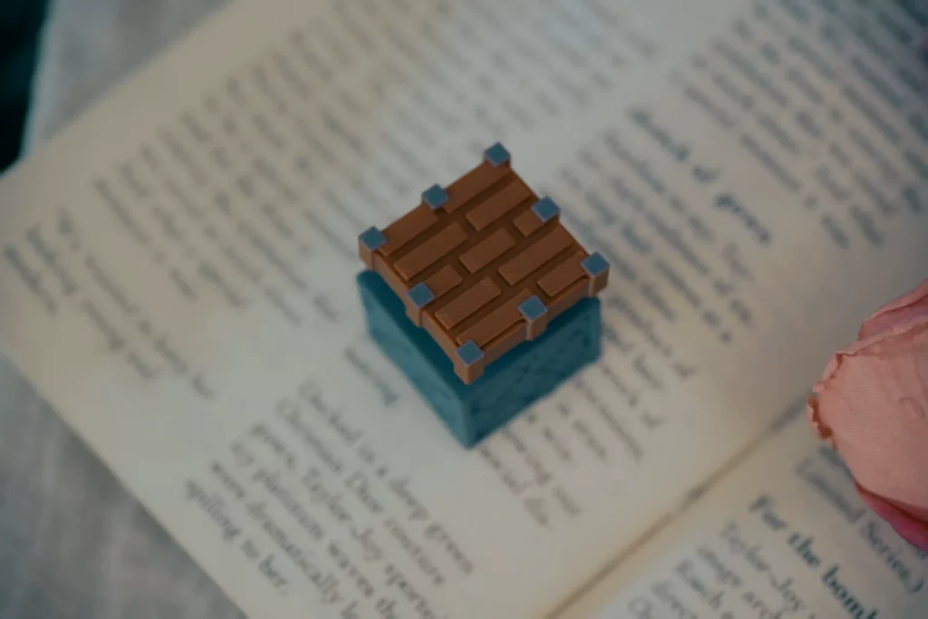 Mc Minecraft Piston-Style Gift Accessory Children's Toy Stress Relief 3D Printed Internet Sensation