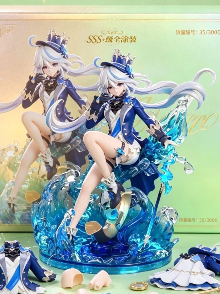 Genshin Impact Anime Figure Furina Statue Two-Dimensional Ornament Beautiful Girl Special Edition Figure Lady Figure Blind Box