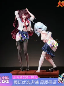 In Stock Swallow Model Toys New Age Genshin Impact Hu Tao Fulinna School Uniform Series Double Character Figures