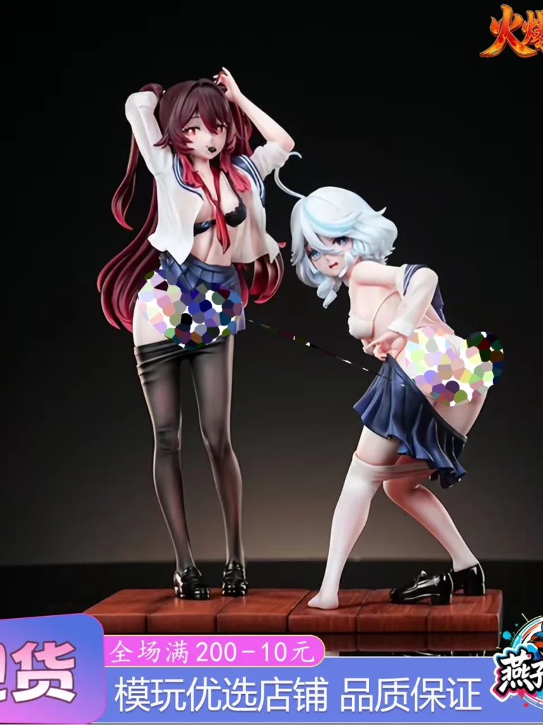 In Stock Swallow Model Toys New Age Genshin Impact Hu Tao Fulinna School Uniform Series Double Character Figures
