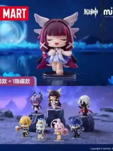 【Popmart】Bubble Mart Genshin Impact Carnival Gathering Q-Version Series Figurine Blind Box Trendy Toy Decoration Gift