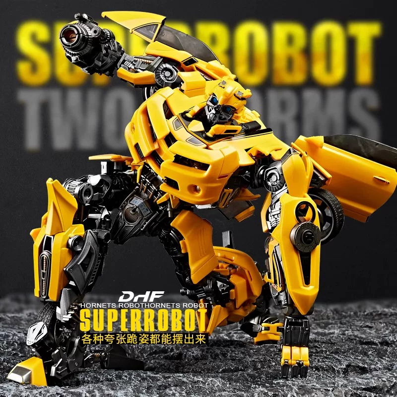 Transformers Bumblebee Authentic Bumblebee Warrior Alloy Version Boy Model Robot Car New Gift
