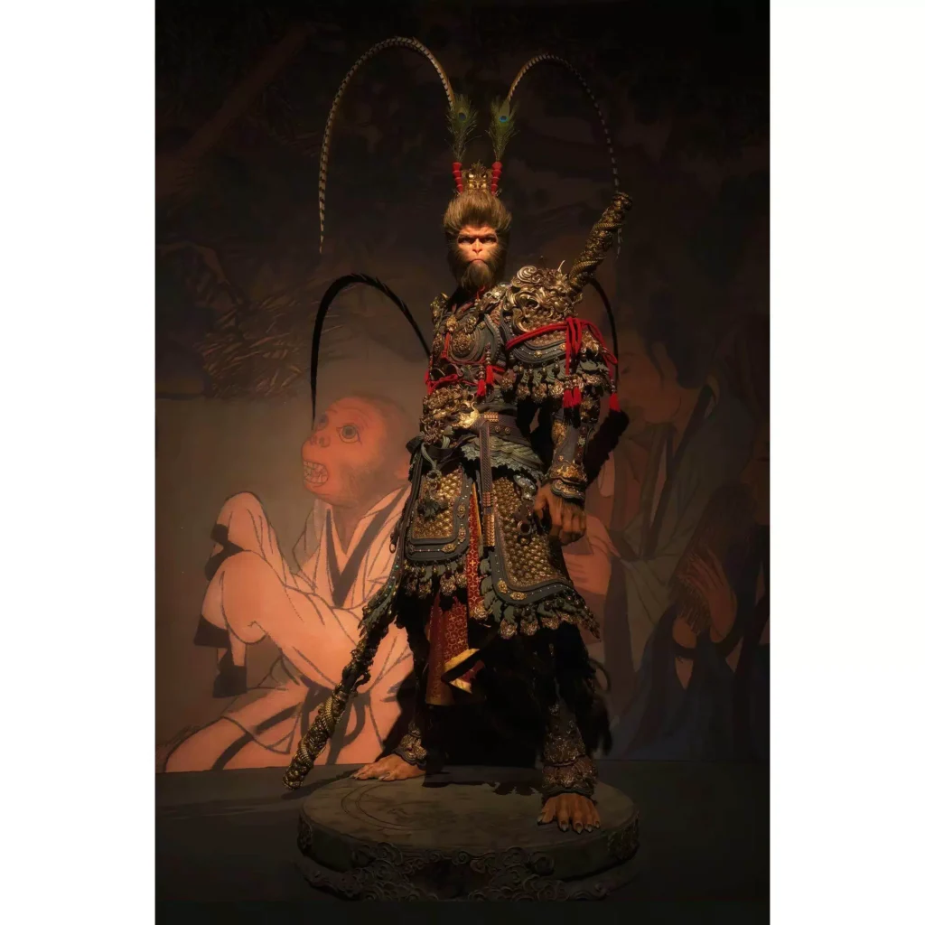 Anime Figure Statue Model Ornament Toy Black Myth Sun Wukong Monkey King Set Action Figure 1:1 Scale