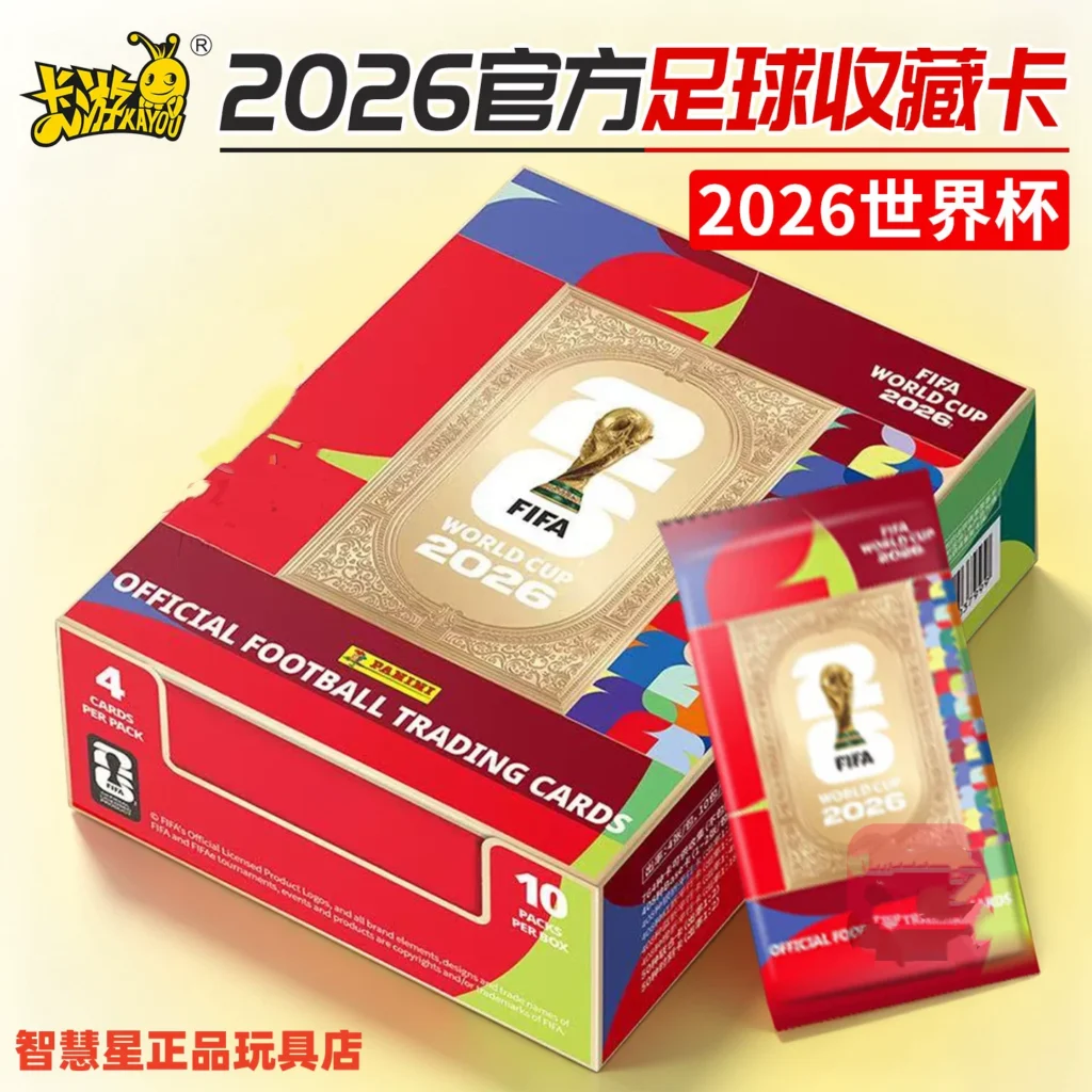 Card Game Panini 2026 World Cup Star Collectible Cards Genuine Panini Football Cards Blind Box Peripherals