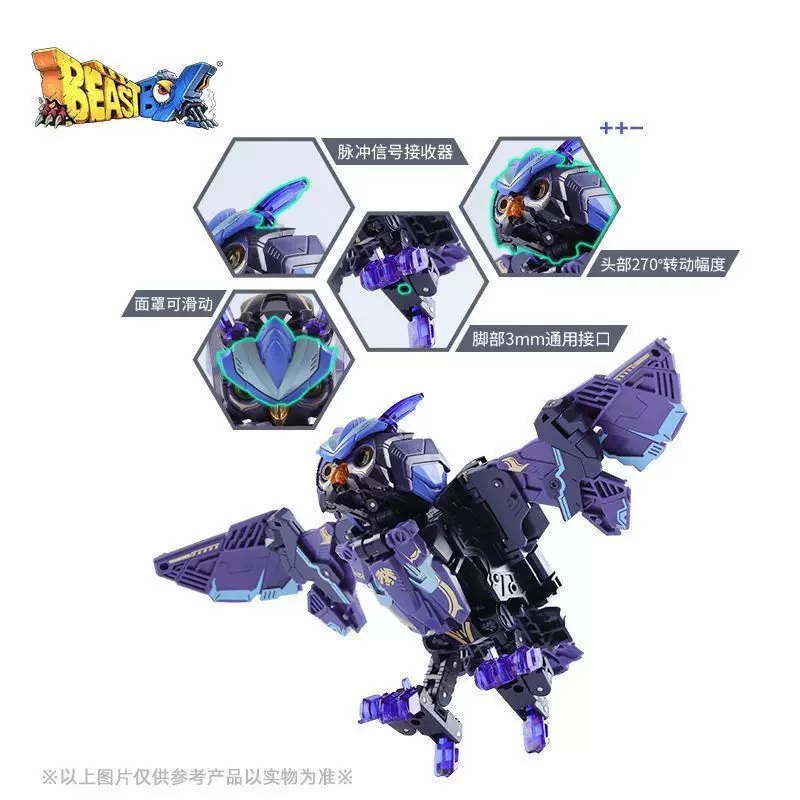 Authentic Beast Box Series Nocturne Owl Transforming Toy Df Limited Edition Mecha Model Trendy Toy