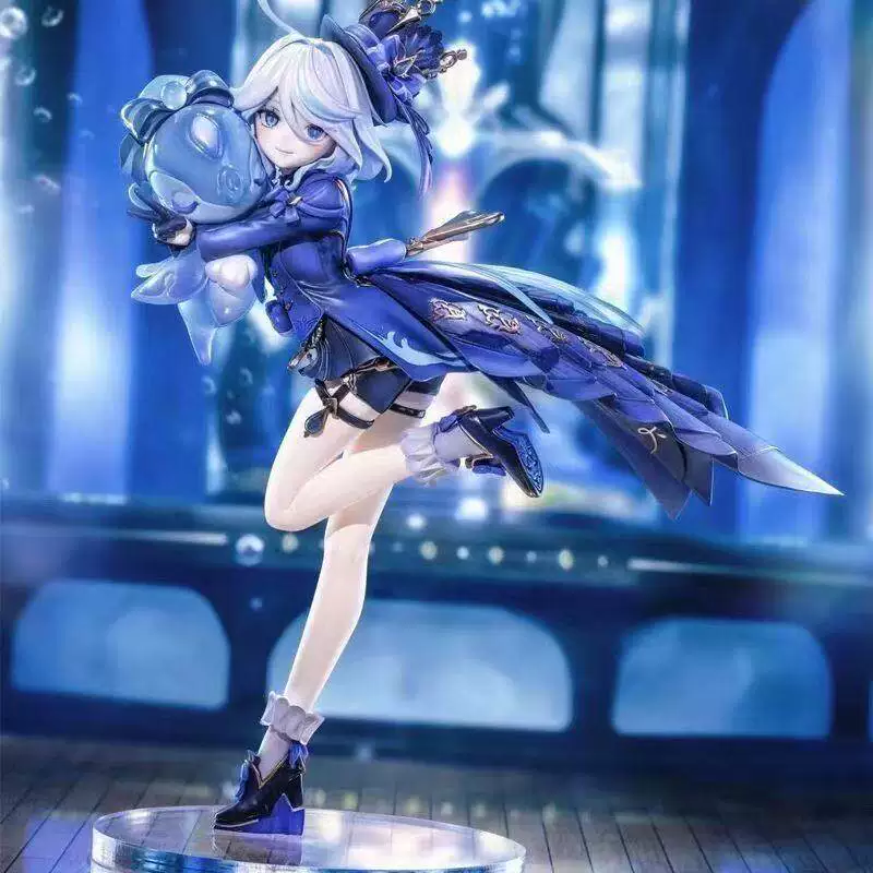 Water God Funingna [S+ High-End Edition] 26cm Trendy Toy Model Gk Anime Figurine Peripheral Gift