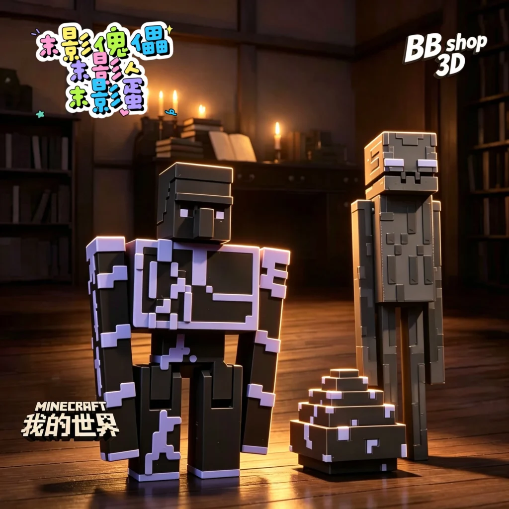 Minecraft Action Figure Minecraft Enderman Peripheral Multi-Joint Action Figure Figurine Exquisitely Crafted