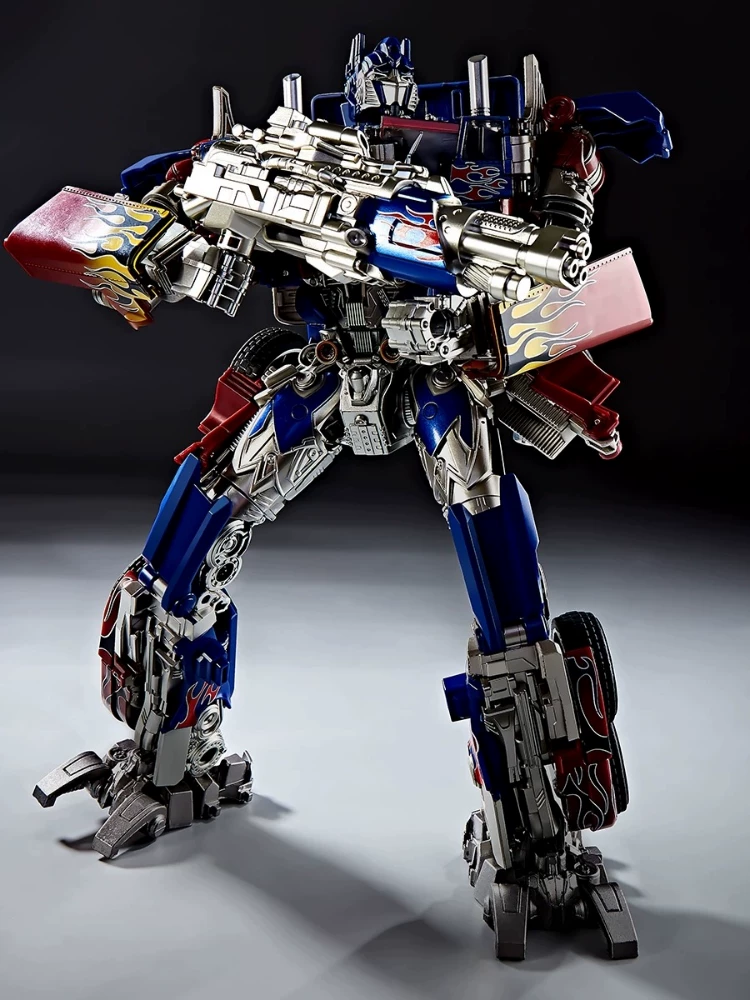 Transforming Toy 5-in-1 Optimus Prime Official Bumblebee Alloy Version Boy's Model Robot Car Tank Extra Large