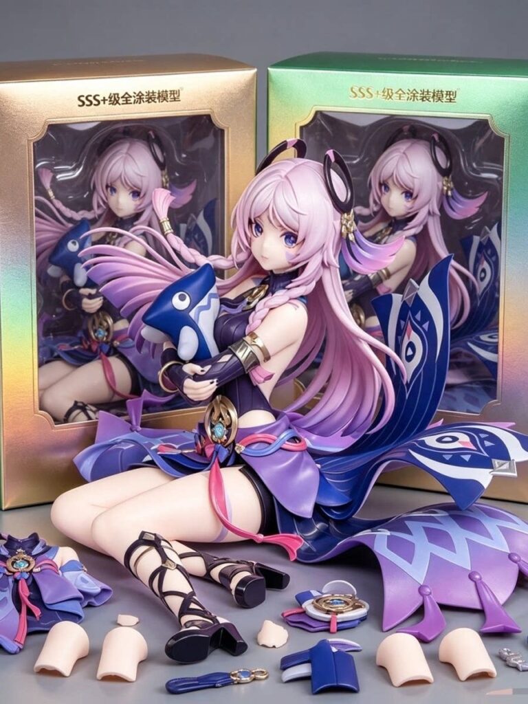 Genshin Impact Figure Xitrali White Star Obsidian Statue Two-Dimensional Special Edition Figure Female Figure Blind Box