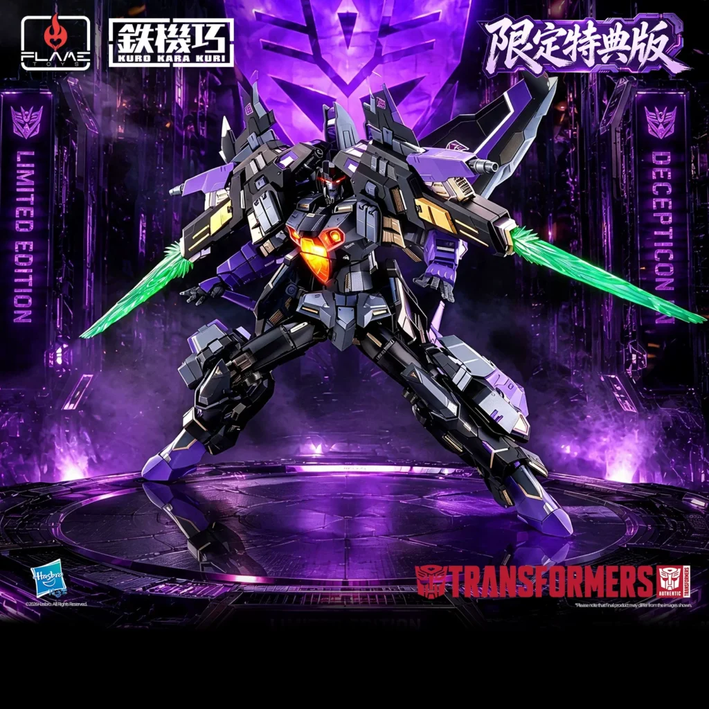 Pre-Order Flame Toys Iron Machine Transformer: Skywarp, Limited Edition Special Action Figure Model