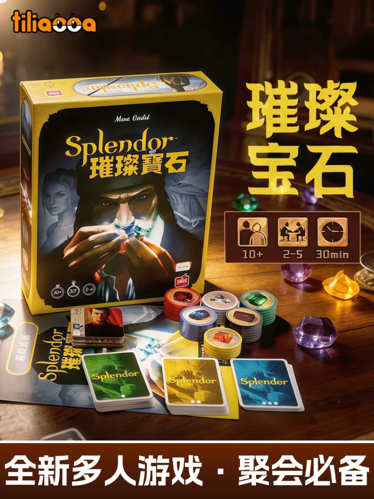 Brilliant Gem Merchant Officially Licensed Pokémon Pikachu Board Game Splendor Basic Edition