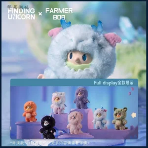 Looking for the Unicorn Farmer Bob Third Generation Magic Dragon Secret Realm Vinyl Plush Series Blind Box Pendant Figurine