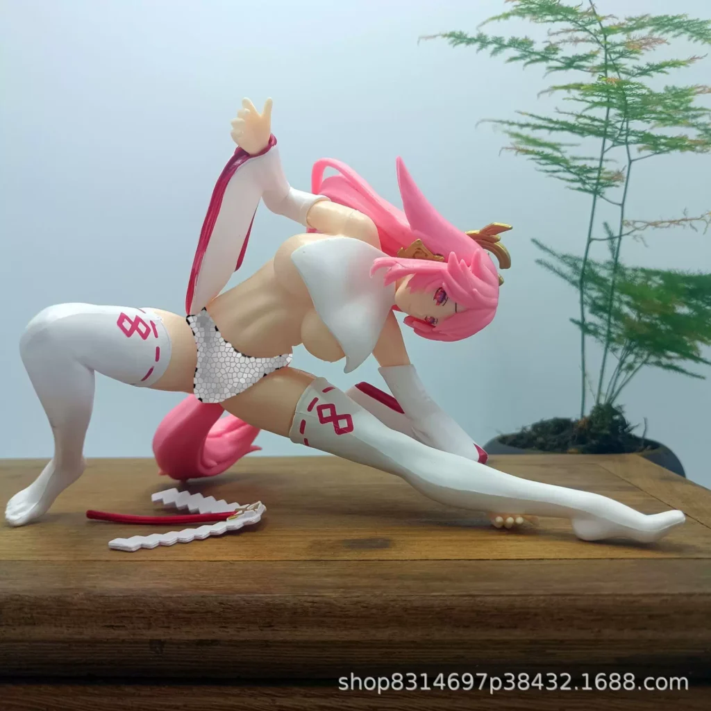 Genshin Impact Figure Yae Miko Squating Pose Toy Anime Beauty Girl Game Peripheral Decoration Gk Model