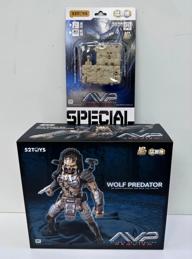 52Toys Beast Box Infinite Series Predator - Lone Wolf Transformation Toy Model Mecha with Bonus Authentic Product