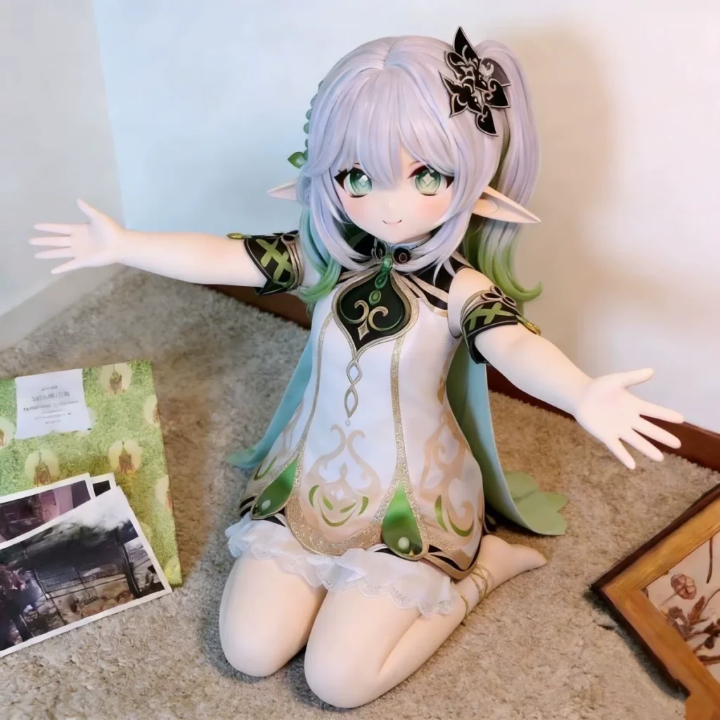 Genshin Impact Anime Two-Dimensional Life-Size Figure, Genuine Doll with Movable Joints, Collectible Toy