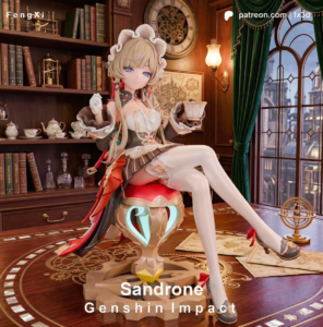 Gk High-Precision 16K 3D Printing Genshin Impact Puppet Sandojie Figure