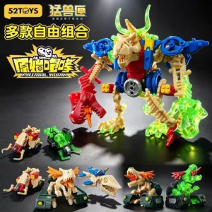 [Official] 52Toys Beast Box Original Roar First Edition Blind Box Tyrannosaurus Mammoth Transforming Toy for Boys