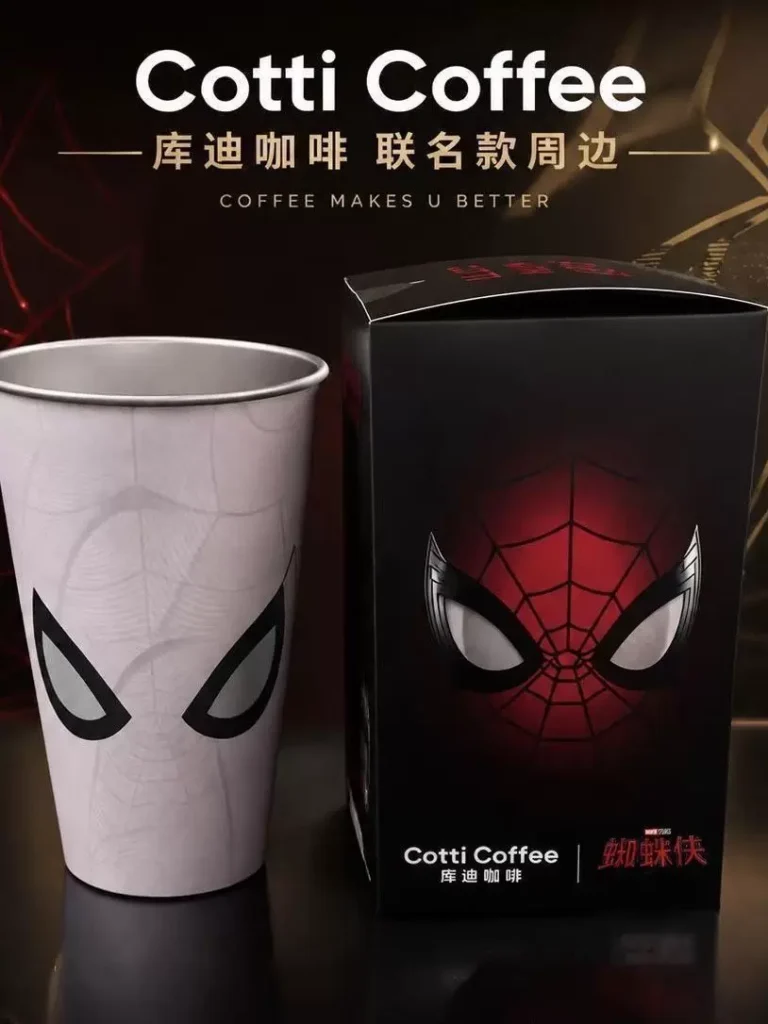 Popular Kudi X Spider-Man Collaboration - New Day Merchandise DIY Cold-Changing Cup Acrylic Fridge Magnet Gift for Friends