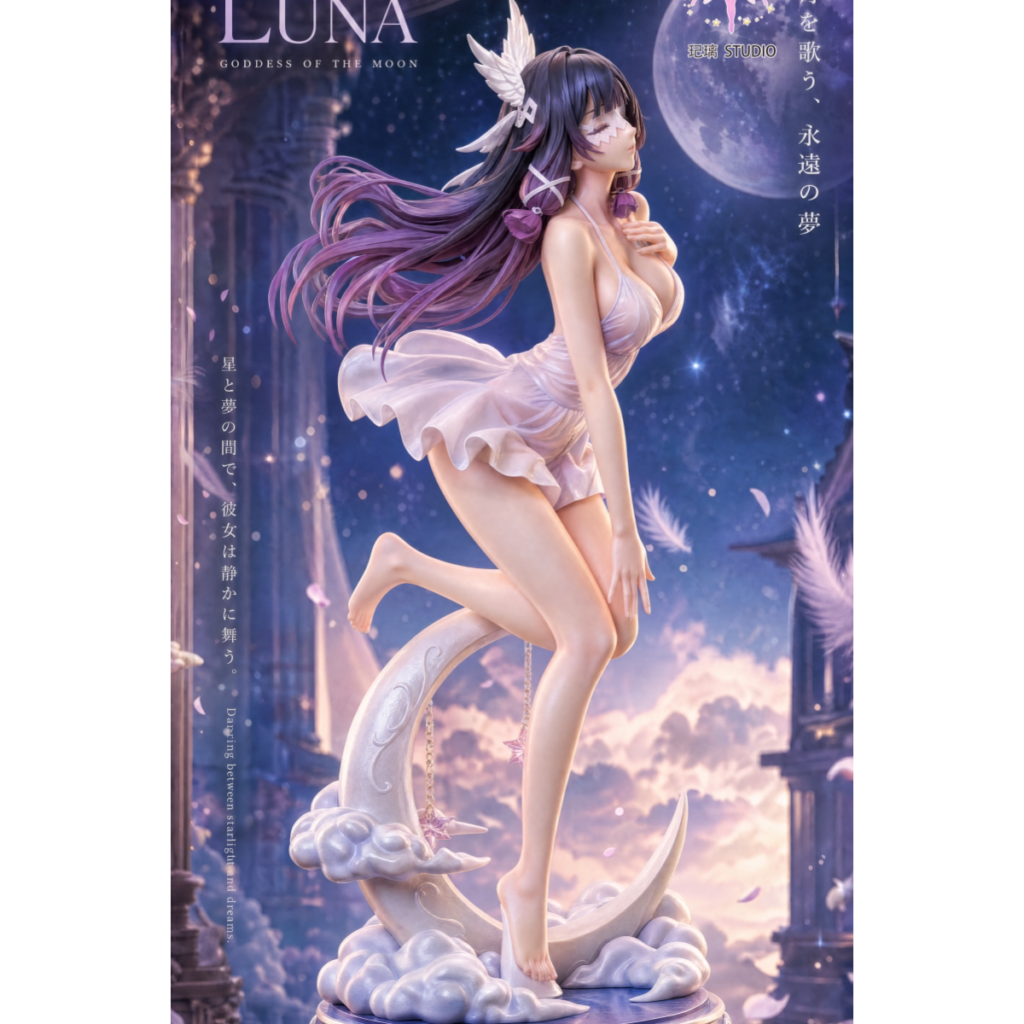 【Star Dust Model Toys】 Pre-Order Columbia Studio Genshin Impact Moon Goddess Girl Figure Gk