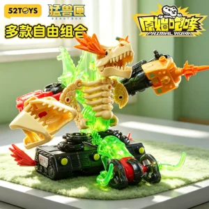 52Toys Beast Box Series Original Roaring Tyrannosaurus Rex Mammoth Assembly Mecha Trendy Blind Box Toy