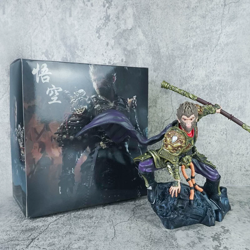 Black Myth Sun Wukong Great Sage of the Heaven's Realm Trendy Toy Figure Anime Merchandise Goku Model Ornament Desktop Decoration Collectible