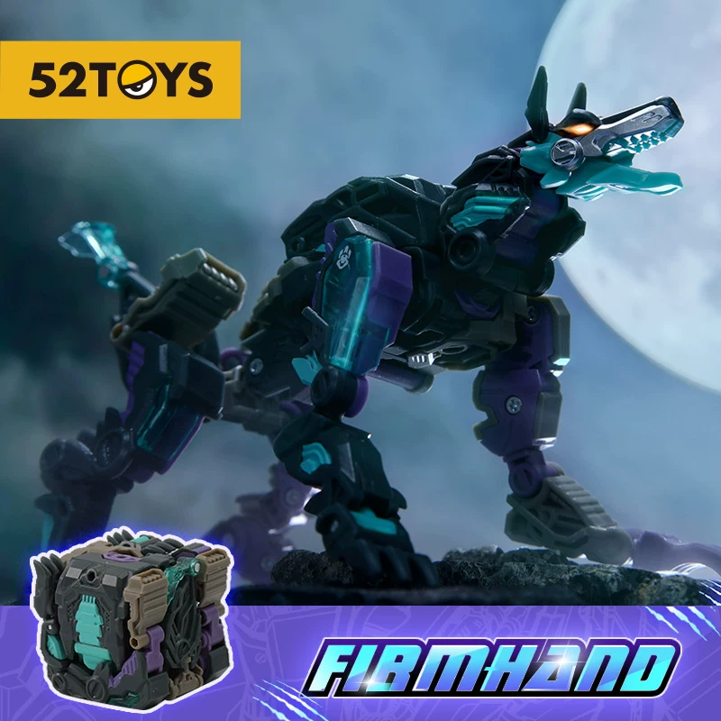 52Toys Beast Box Iron Fist Wild Wolf Bb31 Transforming Toy Trendy Plaything Bb-31 Assembly Model Animal Figure