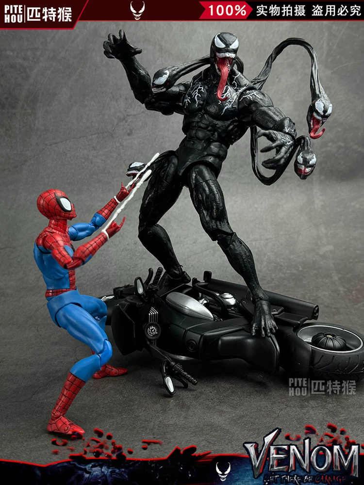 Shf Movie Venom 3 Last Dance Red Carnage Spider-Man Marvel Articulated Action Figure Model Toy Gift