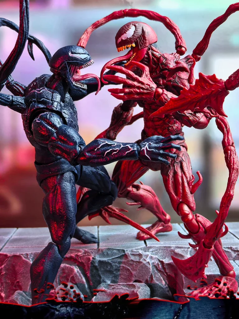 Shf Venom 3 Last Dance Movie Version Red Carnage Articulated Spider-Man Figure Toy Model