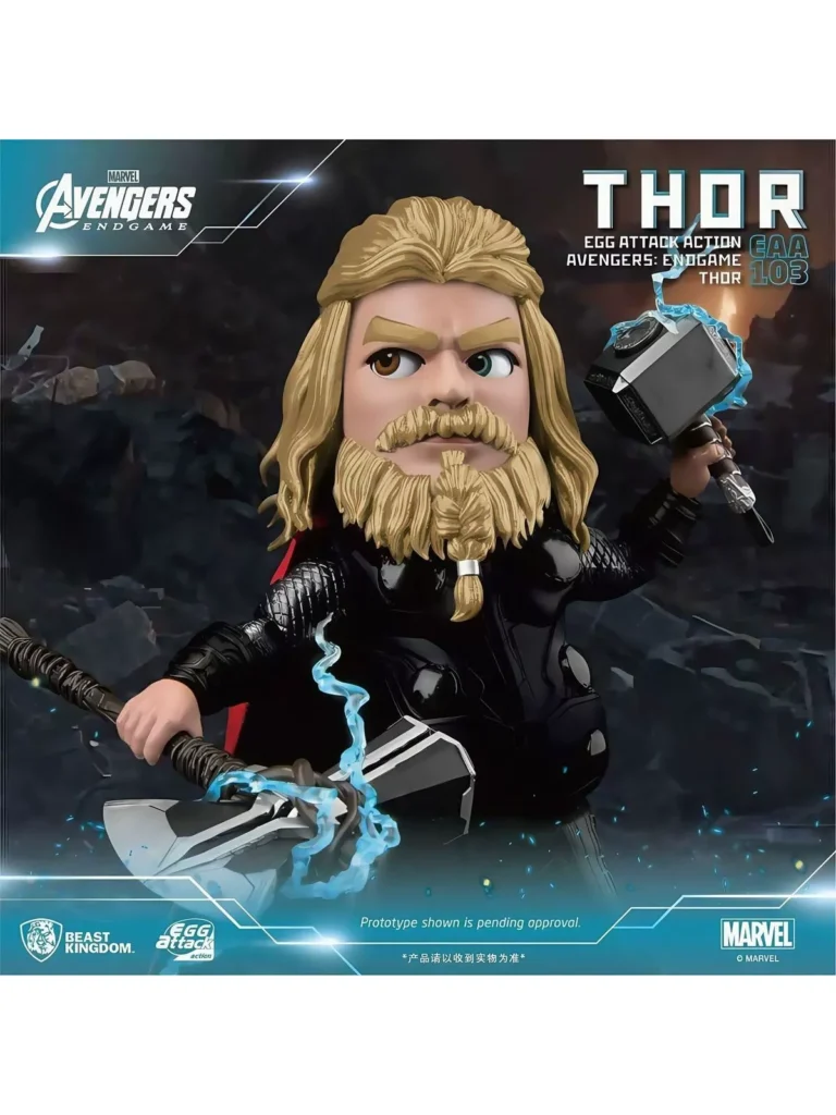 Beast Kingdom Marvel Avengers 4 Wireless War Thor Articulated Action Figure Model Toy Doll
