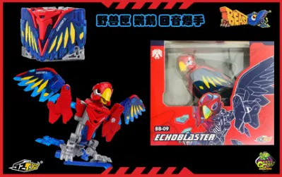52Toys Beast Box Parrot Echo Blast Hand Beastbox Series Transforming Toy Figurine Movable Model