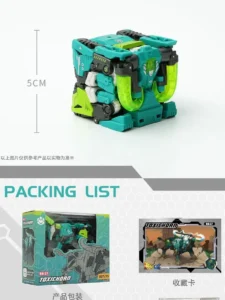 52Toys Beast Box Series Venom Corner Blue Cow Transformation Toy Assembly Model Trendy Mecha Boxed